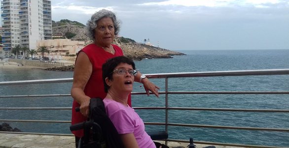 Foto de la historia de salud de Rosa Belén, Parálisis cerebral, Valencia, España